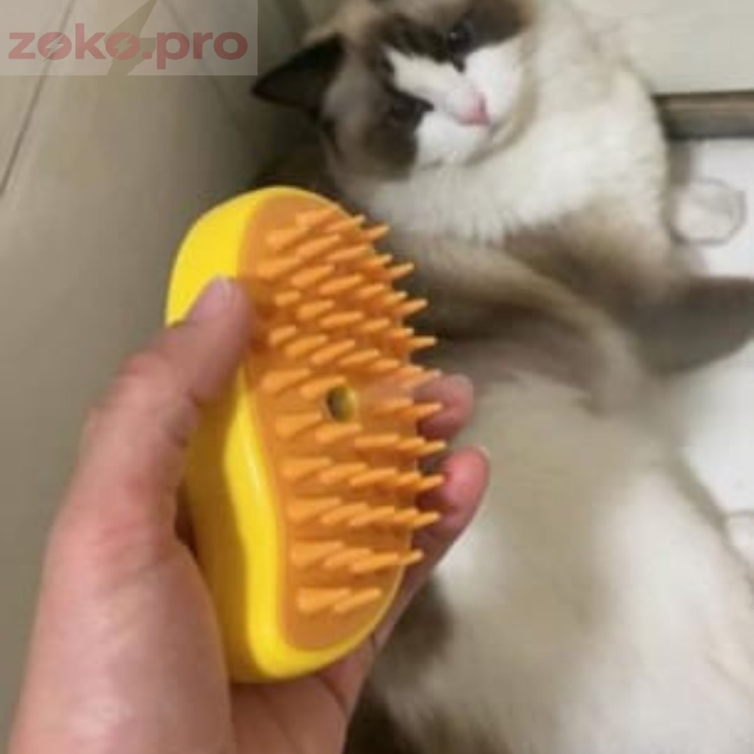 CEPILLO DE VAPOR 3 EN 1 PARA MASCOTAS